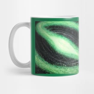 Green galaxy Mug